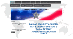 Desktop Screenshot of dallassecurityacademy.net